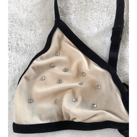 Urban Outfitters Out from Under Twinkle Tie Rhinestone Bralette - Picture 4 of 7